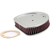 K&N engine air filter for Harley-Davidson fits Heritage Softail, improving airflow.