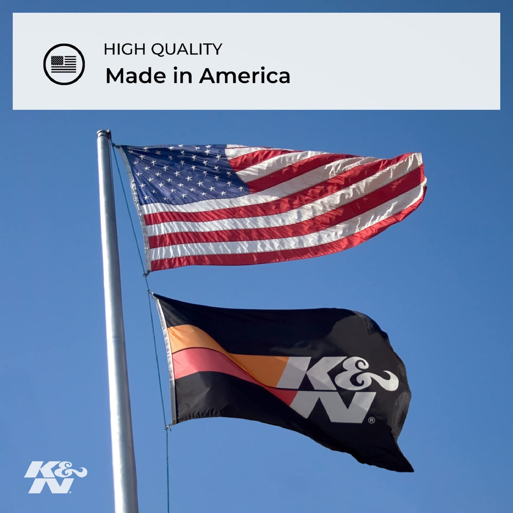 K&N environmental-benefit reusable design reduces landfill waste.