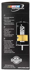 K&N PF-2200 flow channel illustrates low restriction design.