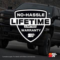 K&N eco-friendly reusable air filter reduces waste