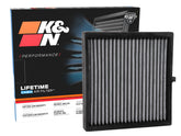 K&N Lifetime cabin air filter in box ready for installation