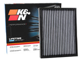 KN lifetime cabin air filter in packaging ready for quick replacement