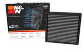 K&N packaging highlights eco-friendly, reusable cabin air filter design.