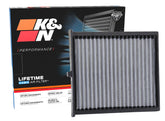 K&N Lifetime Cabin Filter packaging ready for quick, tool-free installation