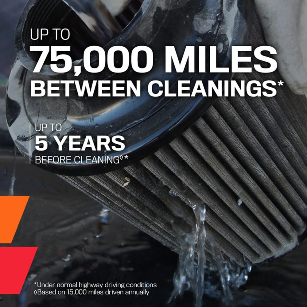 K&N USA-made air filter reflects trusted quality and reliability.