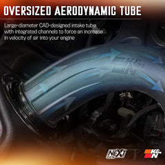 K&N NextGen dyno-performance graph excerpt for RAM 1500 horsepower gains