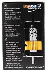 K&N PF-1100 large-capacity filter for extended service intervals.
