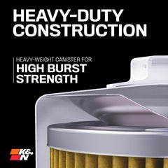 K&N quick removal feature demonstrated by wrench-off nut.