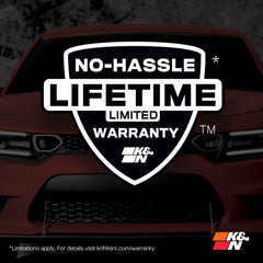K&N reusable filter helps reduce disposable filter waste