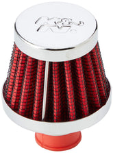 K&N vent air filter breather red side view showing potential airflow improvement