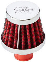 K&N vent air filter breather red side view showing potential airflow improvement
