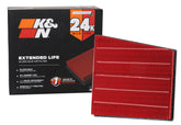 K&N KNN-5065 filter close-up showing durable media for longer life