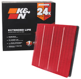 K&N extended-life 24k filter ready for long road trips and fewer replacements.