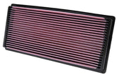 K&N high-flow original lifetime filter fits the factory air box for an easy upgrade.