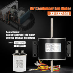 Knocokie Brisk Air II fan motor visual: reliable cooling in rugged environments