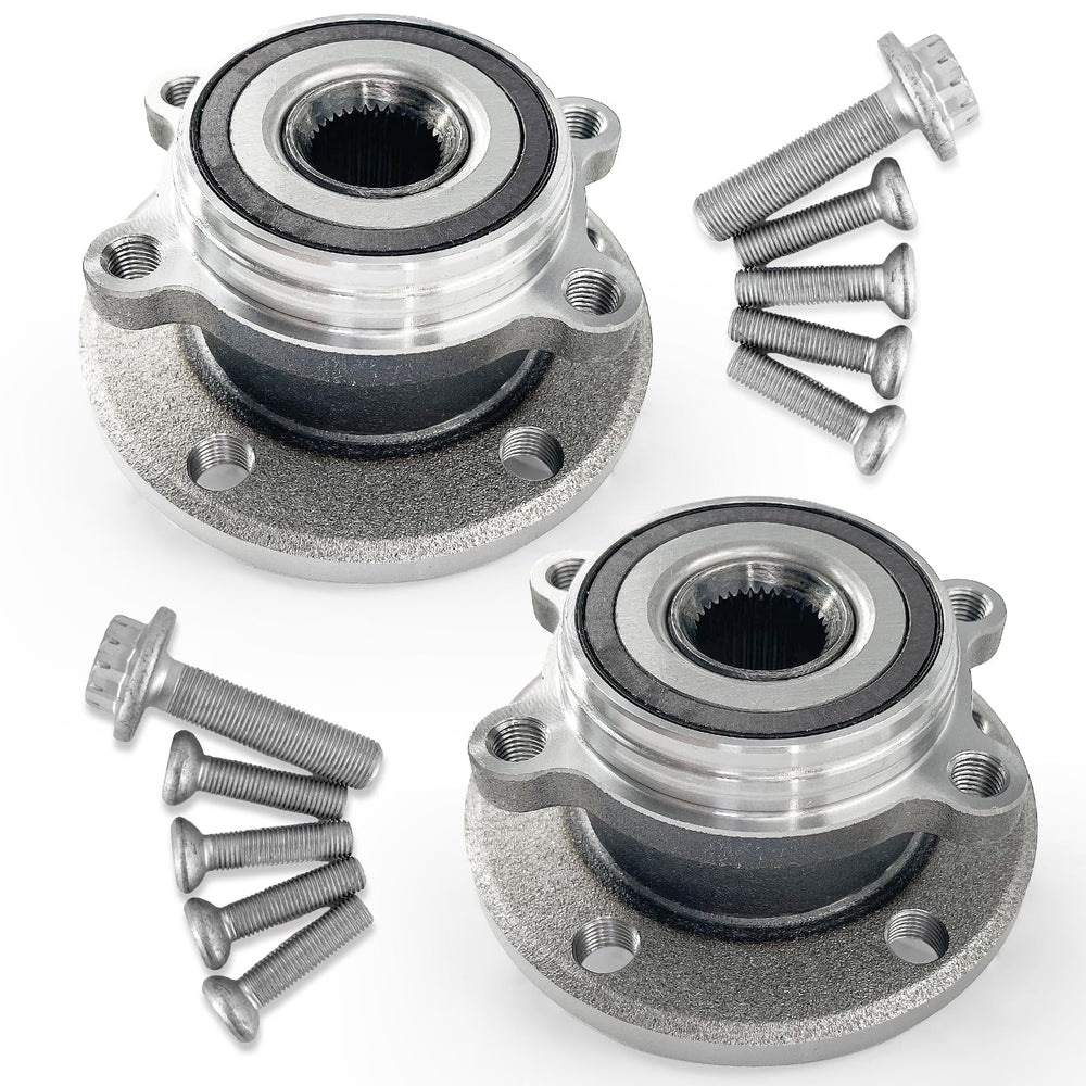 KNOLET front wheel bearing assembly for Audi A3, smooth rotation and reduced noise.