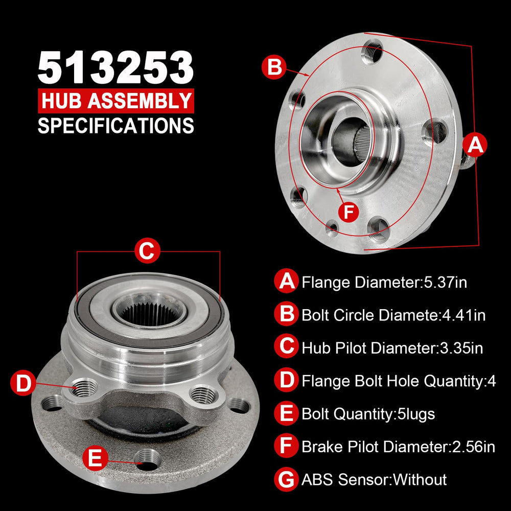 KNOLET front wheel bearing assembly for Audi TT, minimizes vibrations for a smoother drive.