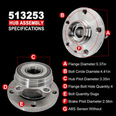 KNOLET front wheel bearing assembly for Audi TT, minimizes vibrations for a smoother drive.