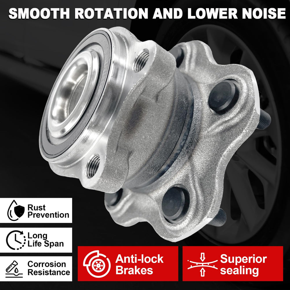 KNOLET 512388 front-view hub with ABS sensor included.