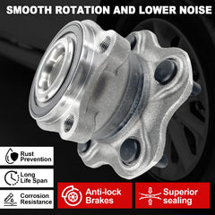 KNOLET 512388 front-view hub with ABS sensor included.