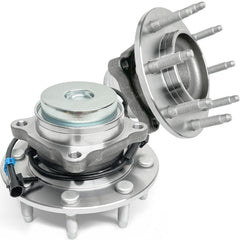 KNOLET 515059 front wheel bearing hub left view showing precise fit