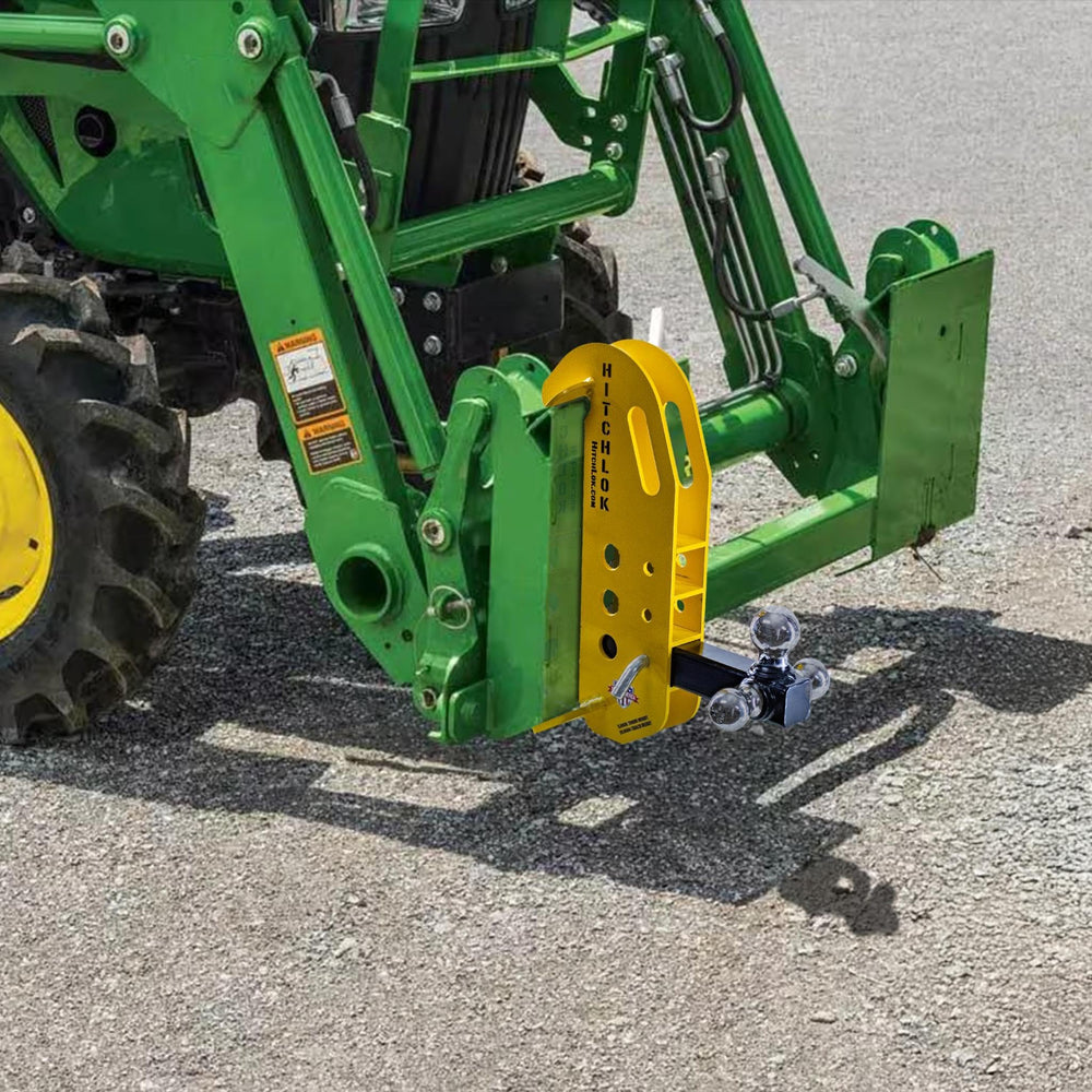 Knox Industrial HitchLok top view highlights compact profile for tight spaces.