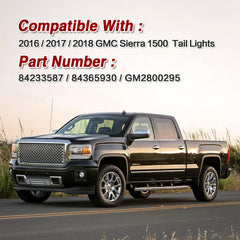 KNSPEC bolt-on tail light installed on Sierra 1500 demonstrates easy fit