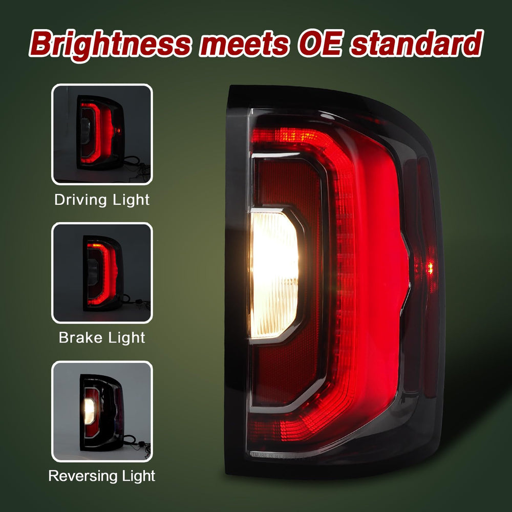 KNSPEC packaging for LED tail light with warranty information
