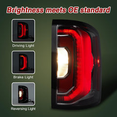 KNSPEC packaging for LED tail light with warranty information