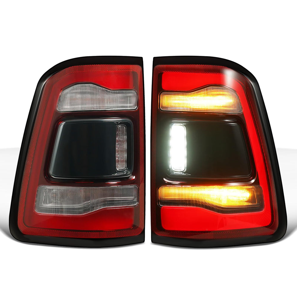 KNSPEC Ram 1500 close-up lens showing polycarbonate construction