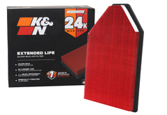 KNX-2460 engine air filter packaging highlights its long-life design for your vehicle.
