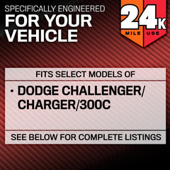 KNX-2460 vehicle compatibility chart highlights broad Chrysler-Dodge fit.