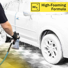 KOCHCHEMIE Active Foam self-service bay with generous foam coverage.