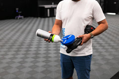 Koch-Chemie microfiber towel buffing residue to reveal a clean, high-gloss finish.