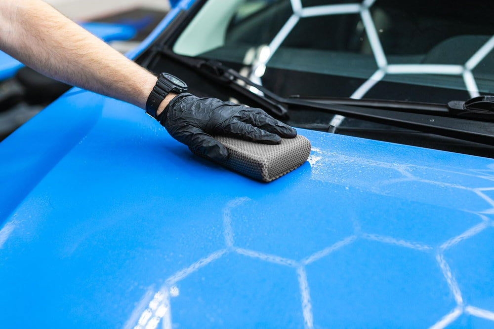 KOCHCHEMIE Lint-Free Buff-Off after clay detailing.