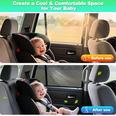 KOCZIL Rav4 rear shade provides private space during naps