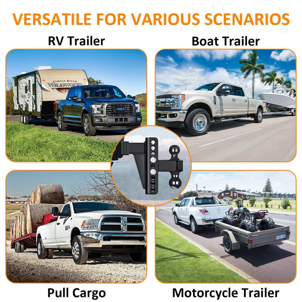 Koerdo silencer pads minimize hitch clatter for a quieter tow.
