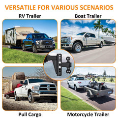 Koerdo silencer pads minimize hitch clatter for a quieter tow.