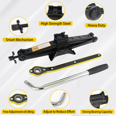 KOERZORE compact jack stored in trunk for emergencies and quick access