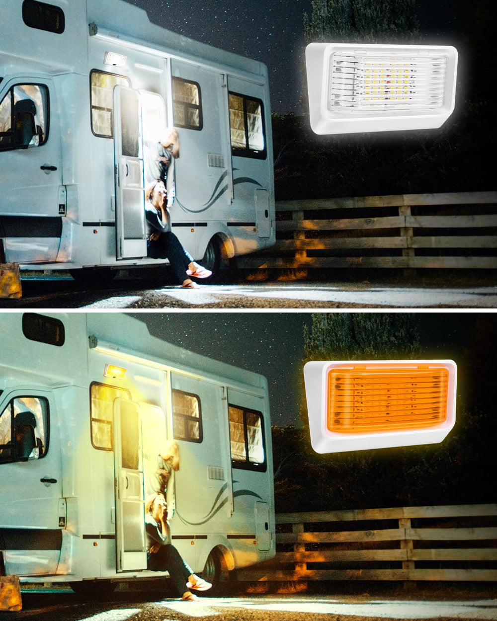 Kohree 12V DC RV light compatible with most recreational vehicles.