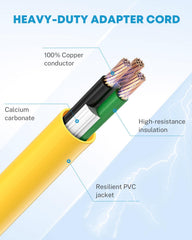 Kohree 50A to 30A RV adapter with copper conductors for reliable power transfer.