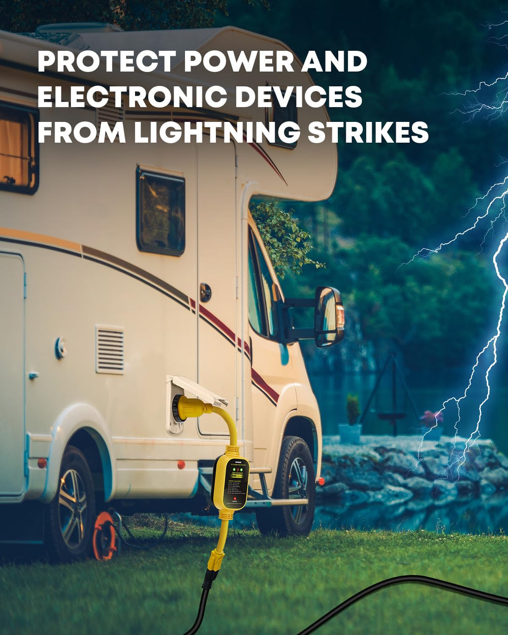 Kohree camper use case powering a fridge and essential devices on site.