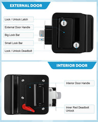 Kohree compact 2.5 lb door lock offers sturdy performance.