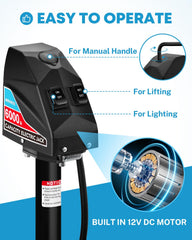 Kohree electric trailer jack with anti-rust coating resists corrosion on rugged trips.