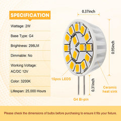 Kohree G4 LED bulb in marine boat setup for bunk lighting