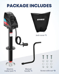 Kohree manual crank handle included for optional manual operation.