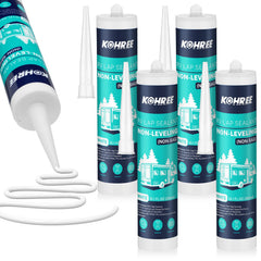 Kohree Non-Leveling RV Roof Sealant bottle cap close-up for airtight seal.