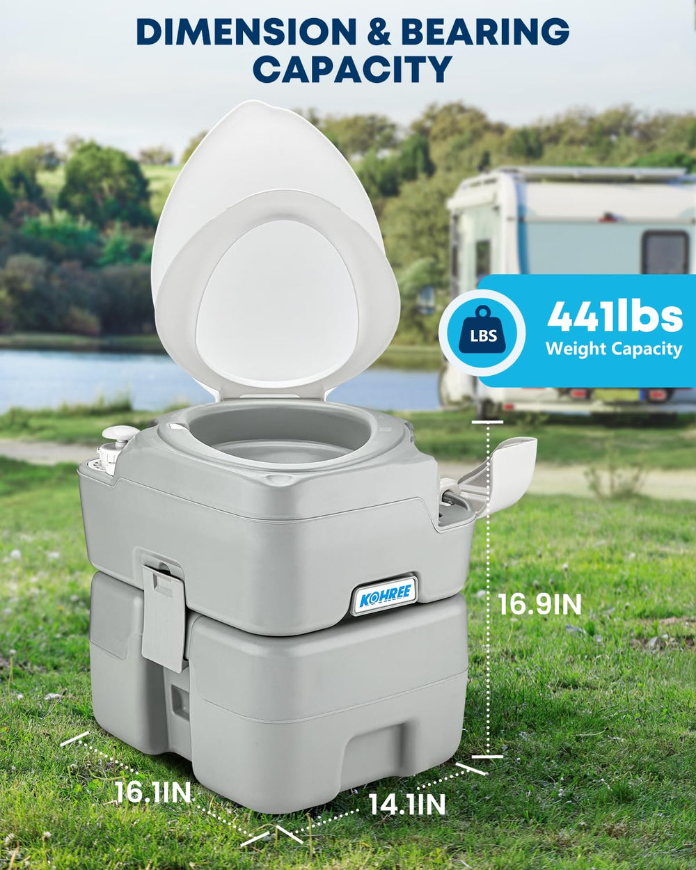 Kohree compact design allows quick assembly and storage