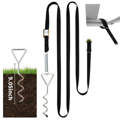 Kohree tie-down hooks and stakes secure your camping setup