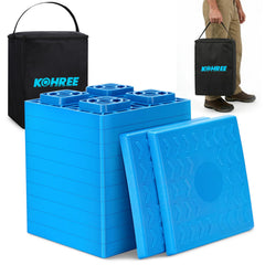 Kohree RV leveling blocks 12-pack for stable leveling on uneven surfaces